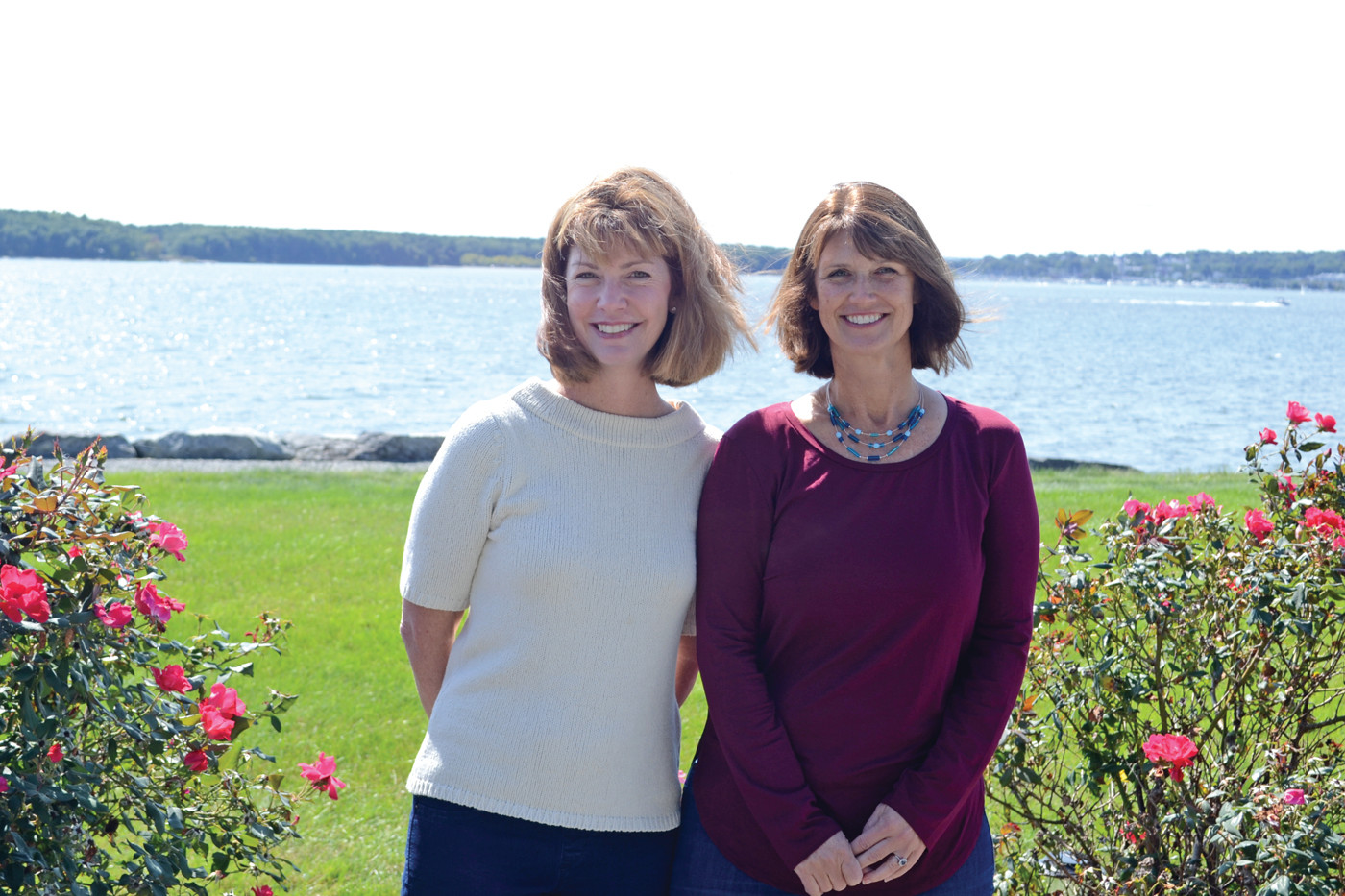 CO-AUTHORS AND FRIENDS: Warwick resident Leigh Brown (left) and Cumberland resident Victoria Corliss began writing together in 2009 and have released three self-published books since.